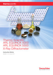 Thermo Scientific ARL EQUINOX 5500 Instruction Notice