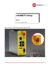 MB Connect Line mbNET.rokey RKH 259EU Manual