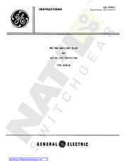 GE GSY51A Instructions Manual