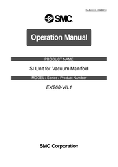 SMC Networks EX260-VIL1 Operation Manual