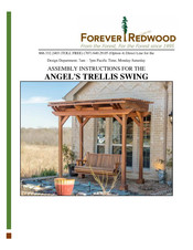 Forever Redwood Angel's Trellis Swing Assembly Instructions Manual