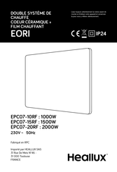 HEALLUX EORI EPC07-20RF Manual