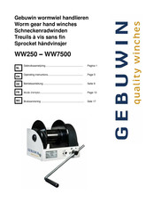 GEBUWIN WW2000 D/FS Series Operating Instructions Manual