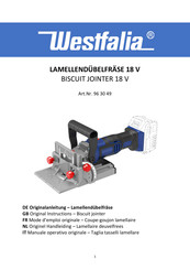 Westfalia 96 30 49 Original Instructions Manual