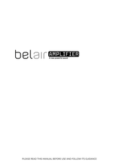 Belair F1K0 Manual