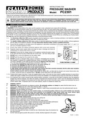 Sealey PC2301 Instructions