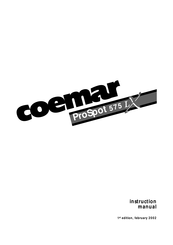 Coemar ProSpot 575 LX Instruction Manual