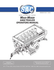 SAC MAXI-MIXER 4400 TRAILER Operator's Manual