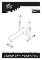 HOMCOM A91-180 Assembly & Instruction Manual