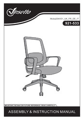 Vinsetto 921-533 Assembly & Instruction Manual