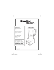 Hamilton Beach 840243700 Operation Manual