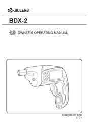 Kyocera BDX-2 Owner's Operating Manual