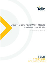 Telit Wireless Solutions GainSpan GS2011M Hardware User's Manual