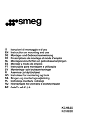 Smeg KCH62X Instruction On Mounting And Use Manual