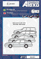 Alexo 668-0201 Installation And Operating Instructions Manual