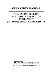 JENCO 1671 Operation Manual