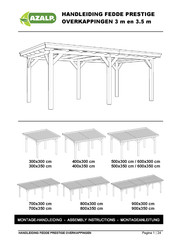 azalp FEDDE PRESTIGE Assembly Instructions Manual