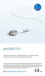 MIETHKE proGAV 2.0 Instructions For Use Manual