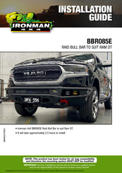 Ironman4x4 BBR085E Installation Manual