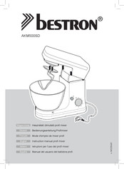 Bestron AKM500SD Instruction Manual