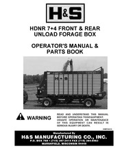 H&S HD 7+4 Operator's Manual / Parts Book