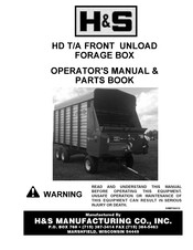 H&S H D TWIN AUGER Operator's Manual / Parts Book