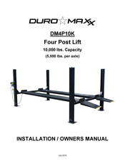 DURO MAXX DM4P10K Installation & Owner's Manual