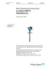 Endress+Hauser Levelflex FMP55 PROFIBUS PA Brief Operating Instructions