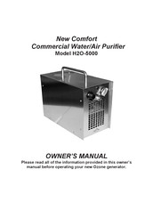New Comfort H2O-5000 Owner's Manual