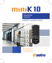 setro Minik 10 Operating Manual