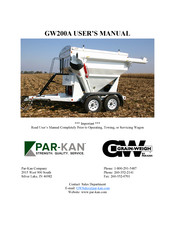 Par-Kan Grain-Weigh GW200A User Manual