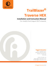 Rugged Interactive TrailBlazer Traverse HEX Installation And Instruction Manual