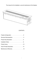 MCS Design ET Series Manual For The Installation, Use And Maintenance