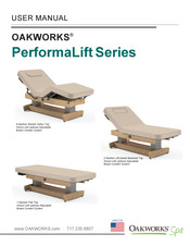 OAKWORKS Spa PerformaLift Lift-Assist Backrest Top User Manual