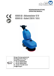 Mirage Reinigungstechnik H360 LB Operating Manual