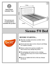Sareer Sienna Bed Assembly Instructions