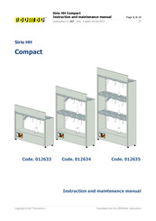 Tecmec Sirio HH Compact Instruction And Maintenance Manual