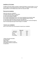 Mikuni MY Series Instruction Leaflet