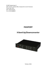 OLYMP Engineering X Band Up/Downconverter Passport Manual