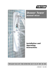 Norcros Triton Shower tower Installation And Operating Instructions Manual