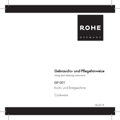 Rohe GP 001 Using And Cleaning Instructions