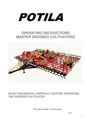 POTILA MASTER 700 Operating Instructions Manual