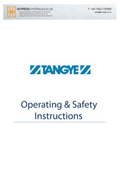 HI-PRESS TANGYE HYDRALITE PS1230 Operating And Safety Instructions Manual