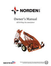 Norden Mfg AE10 Owner's Manual