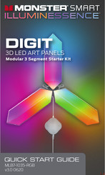 Monster Smart Illuminessence DIGIT MLB7-1035-RGB Quick Start Manual