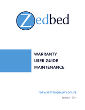 Zedbed 9000 User Manual And Maintenance