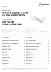 CIMmed 531 Assembly Instruction Manual