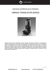 VACGEN OMNIAX Series Operating And Maintenance Handbook
