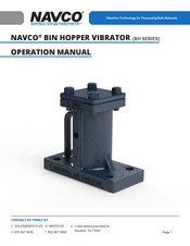 NAVCO BH 8.00 Operation Manual