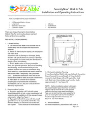 EZ Able SerenityNow Installation And Operating Instructions Manual